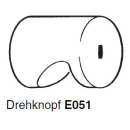 KESO Innnen Drehknauf E050, E051, E052