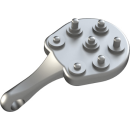 GEMINY Pfannenschlüssel 7-stiftig, Mehrschlüssel (nur bestellbar mit zusätzlichem Geminy Beschlag)