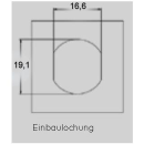Blechmontage-Briefkastenzylinder quattro BMZ 19mm 83-3-032