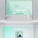 AJAX | Bewegungsmelder | Innenbereich | Linienmelder bis 15m | Schwarz | MotionProtect Curtain