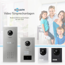 GOLIATH Hybrid IP Video Türsprechanlage | App | 1 Familienhaus Set | 3x 10 Zoll HD | 180° Kamera
